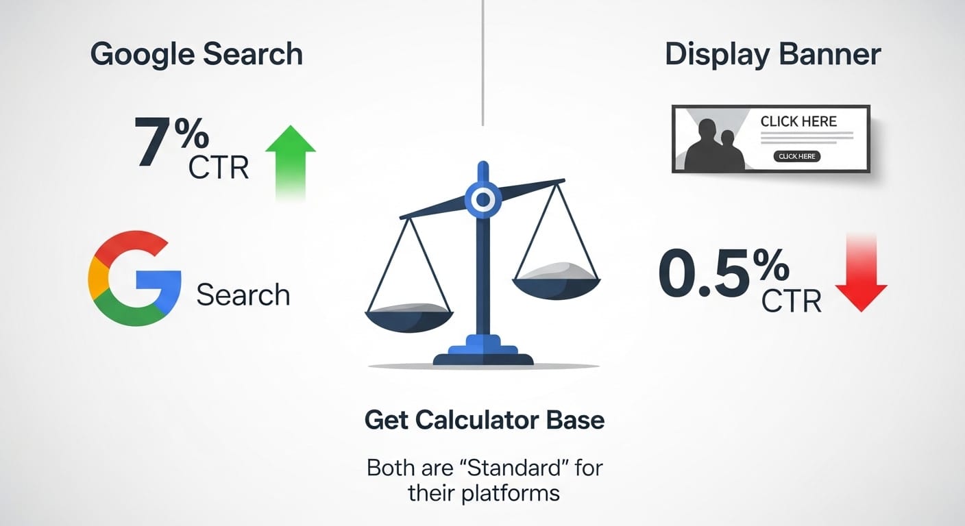 GetCalcBase CTR Calculator How to Calculate CTR in 2 Seconds