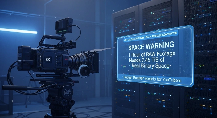 Why Your 1TB SSD Shows 931GB & How to Calculate 8K Video Space