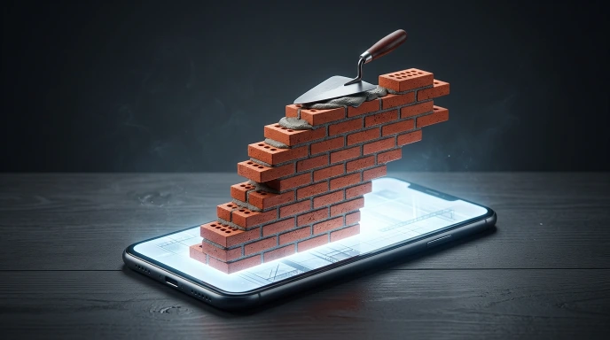 9-Inch Double-Brick Wall, 30 Feet Long, 10 Feet High