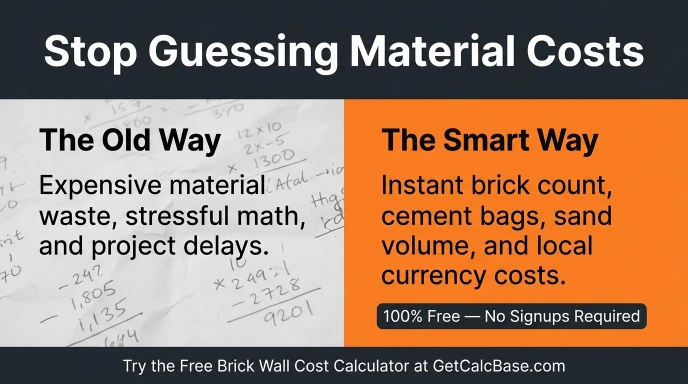 Calculating Bricks for Specific Wall Dimensions — Common Project Scenarios