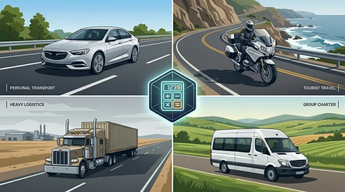 How to Calculate Road Trip Cost Before You Leave — Fuel, Budget and Real Numbers 3 Road Trip Cost Comparison — Vehicle Types