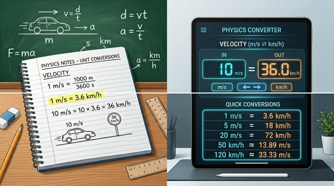 Speed Converter Tool 4 Speed Conversion Examples — Real Numbers Worked Out
