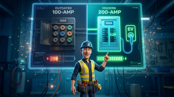 Cost to Upgrade an Electrical Panel in 2026 (By Amp Size)