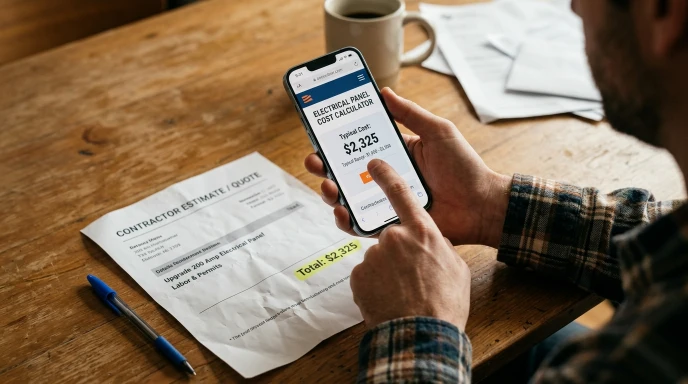 How to Use the Electrical Panel Cost Calculator